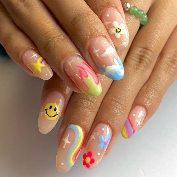 Girly Funky Nail Ideas