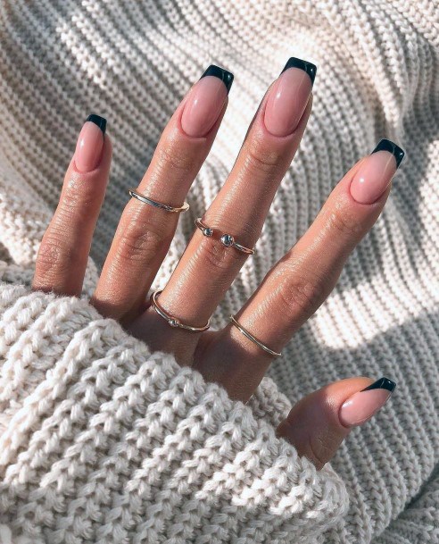 Girly Grey Dress Nails Ideas