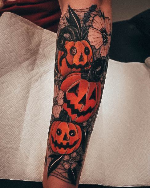 Girly Halloween Tattoo Ideas