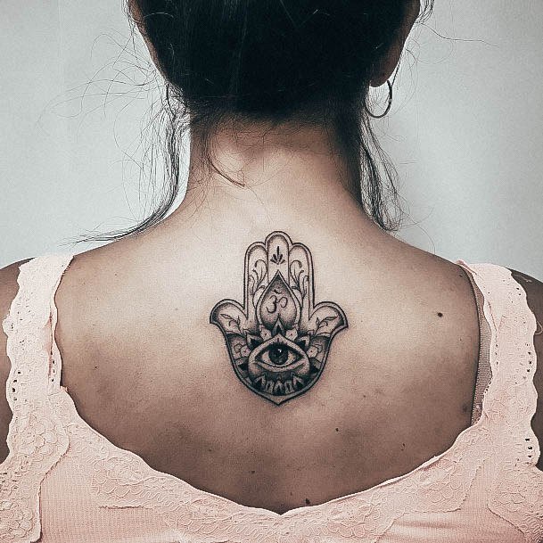 Girly Hamsa Tattoo Ideas