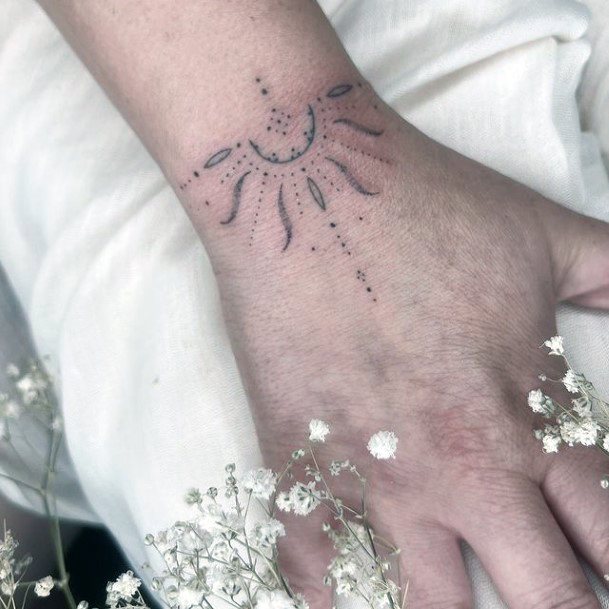 Girly Handpoke Designs For Tattoos