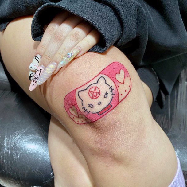 Girly Hello Kitty Tattoo Ideas
