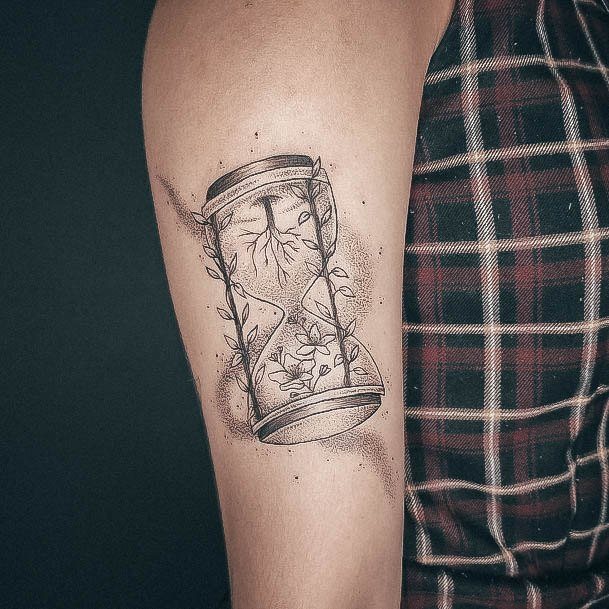 Girly Hourglass Tattoo Ideas