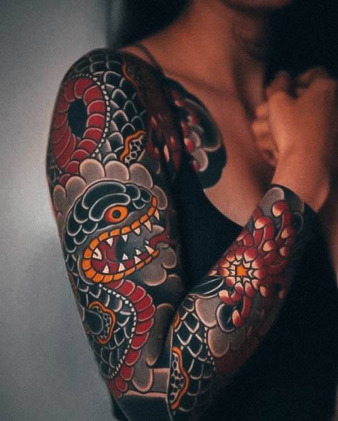 Girly Japanese Tattoo Ideas