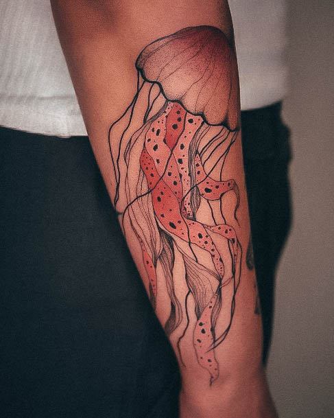 Girly Jellyfish Tattoo Ideas