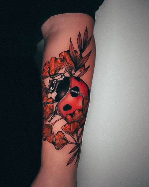 Girly Ladybug Tattoo Ideas