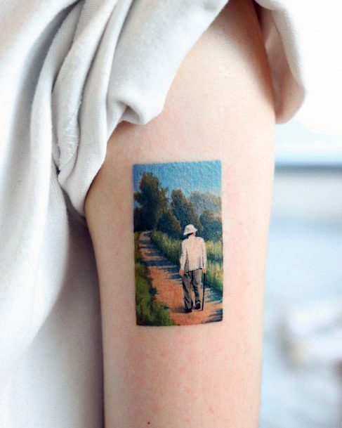 Girly Landscape Tattoo Ideas