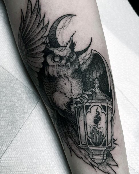 Girly Lantern Tattoo Ideas