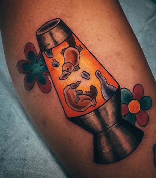 Girly Lava Lamp Tattoo Ideas