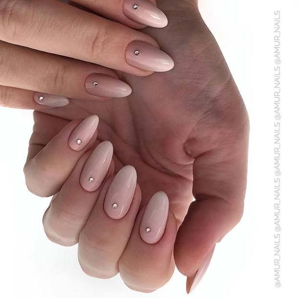 Girly Light Nude Nails Ideas