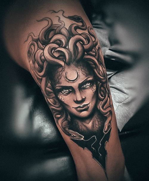 Girly Medusa Tattoo Ideas