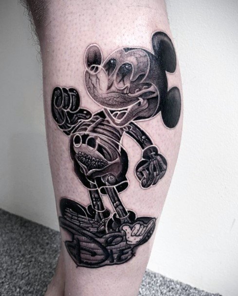 Girly Mickey Mouse Tattoo Ideas