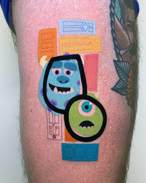 Girly Monsters Inc Tattoo Ideas