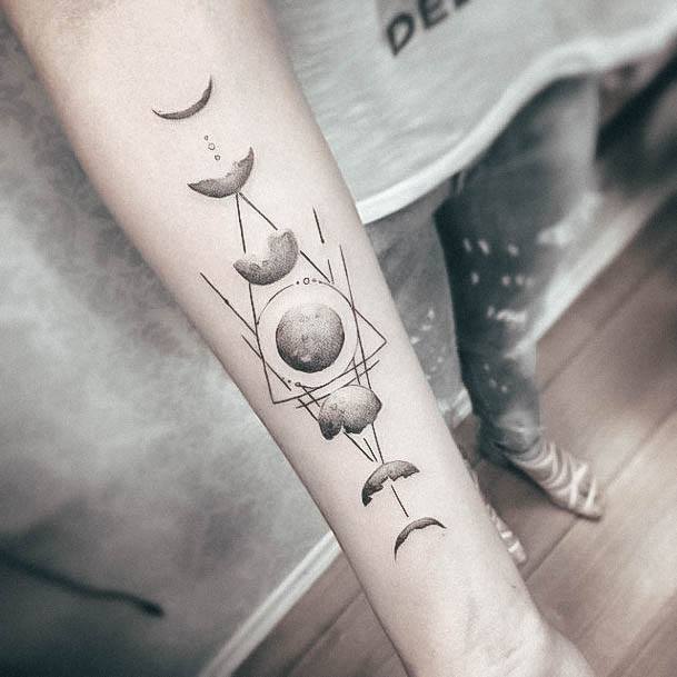 Girly Moon Tattoo Ideas