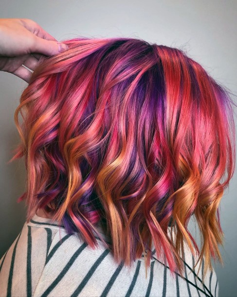 Girly Neon Hairstyle Ideas