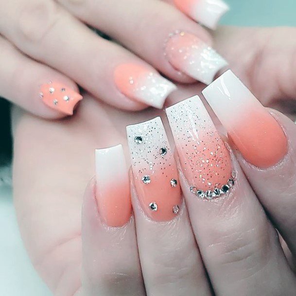 Girly Ombre Summer Nails Ideas