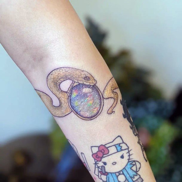 Girly Opal Tattoo Ideas