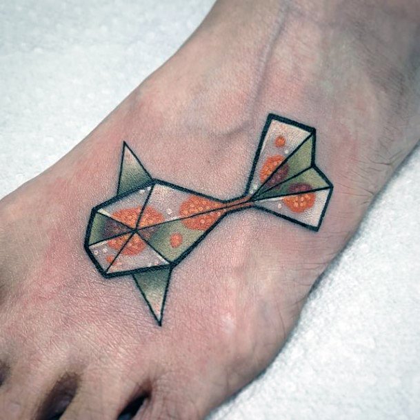 Girly Origami Tattoo Ideas