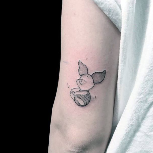 Girly Piglet Designs For Tattoos