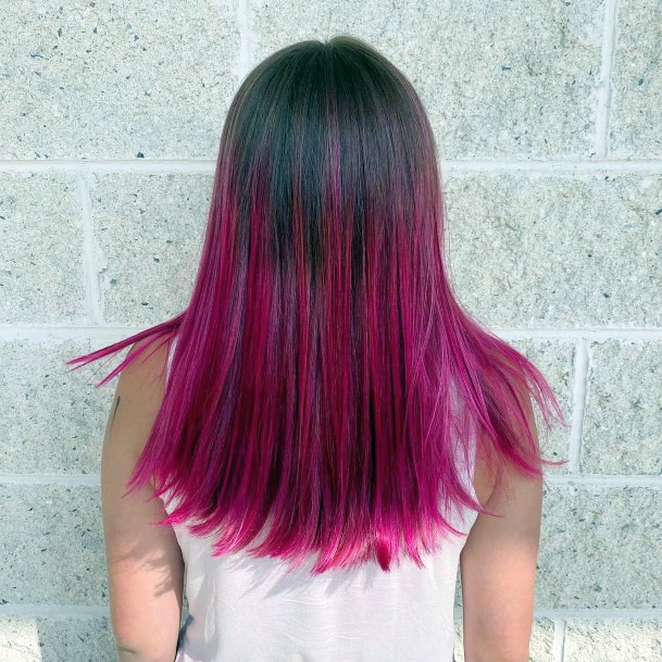 Girly Pink Hairstyle Ideas