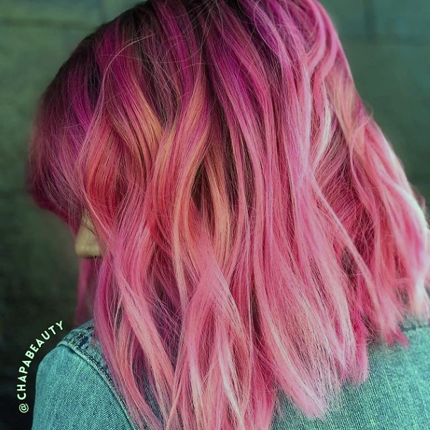 Girly Pink Ombre Ideas For Hairstyless