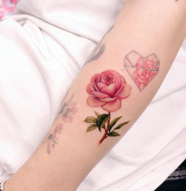 Girly Pink Tattoo Ideas
