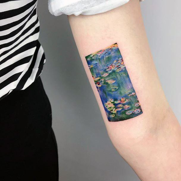 Girly Pond Tattoo Ideas