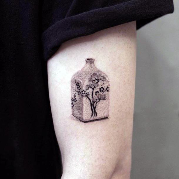 Girly Pottery Tattoo Ideas