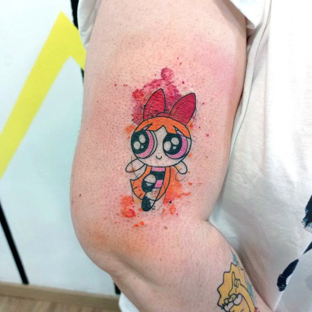 Girly Powerpuff Girls Tattoo Ideas