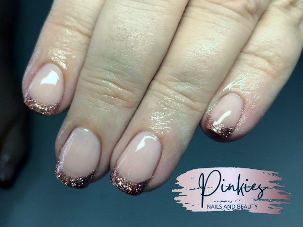 Girly Rose Gold Nails Ideas