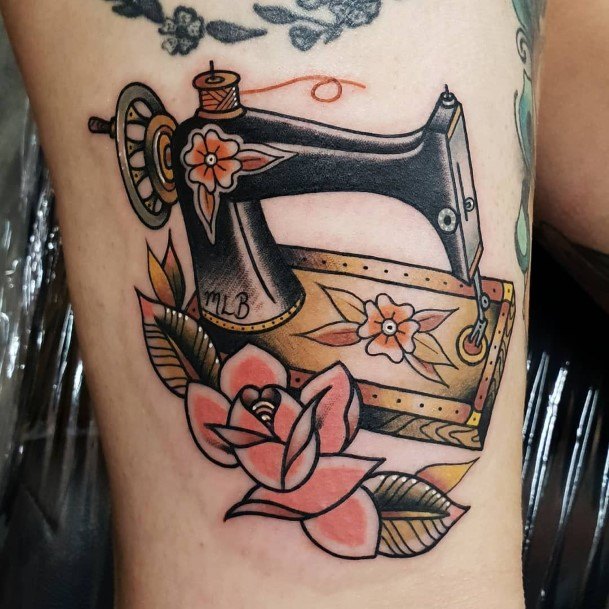 Girly Sewing Machine Designs For Tattoos