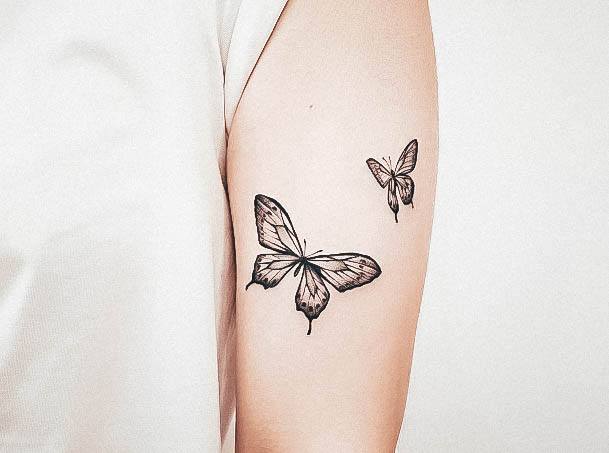 Girly Small Butterfly Designs For Tattoos