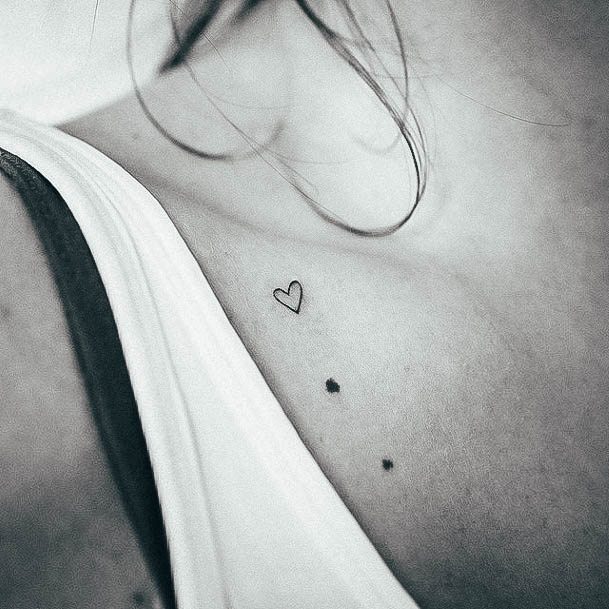 Girly Small Heart Tattoo Ideas