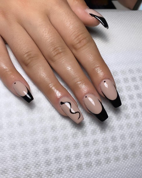 Girly Snake Nail Ideas