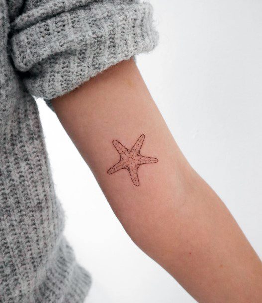 Girly Starfish Designs For Tattoos