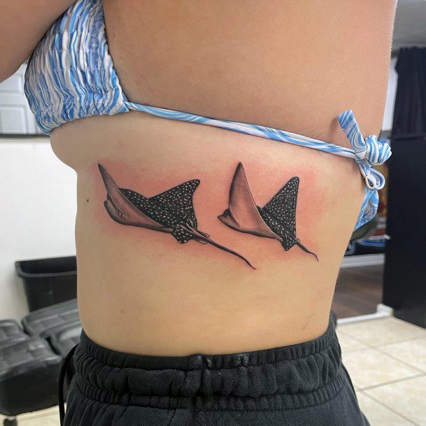 Girly Stingray Tattoo Ideas