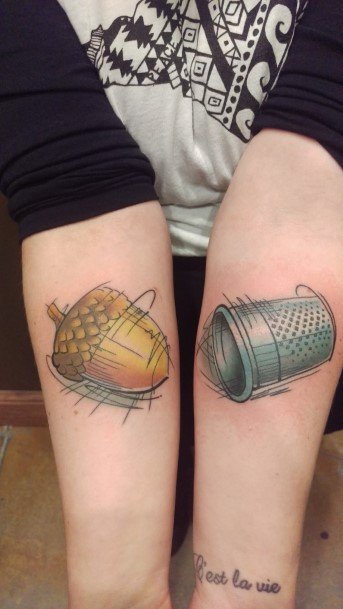 Girly Thimble Tattoo Ideas