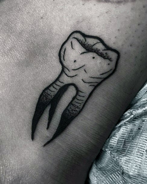 Girly Tooth Tattoo Ideas