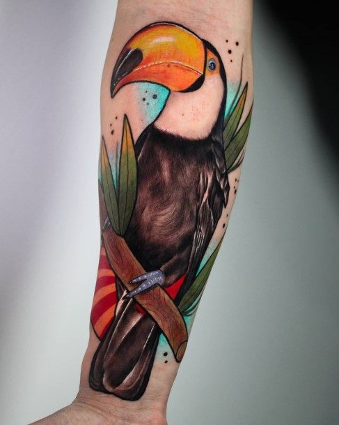 Girly Toucan Designs For Tattoos