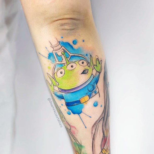 Girly Toy Story Tattoo Ideas