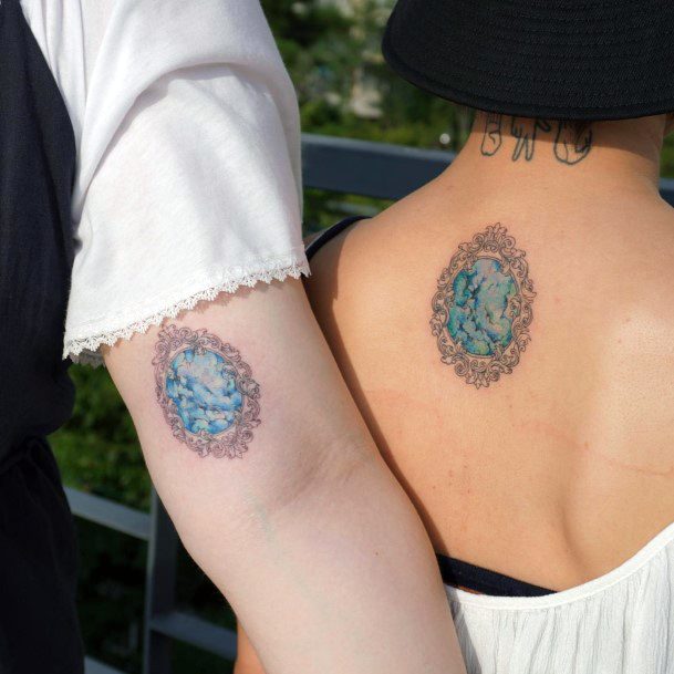 Girly Turquoise Tattoo Ideas