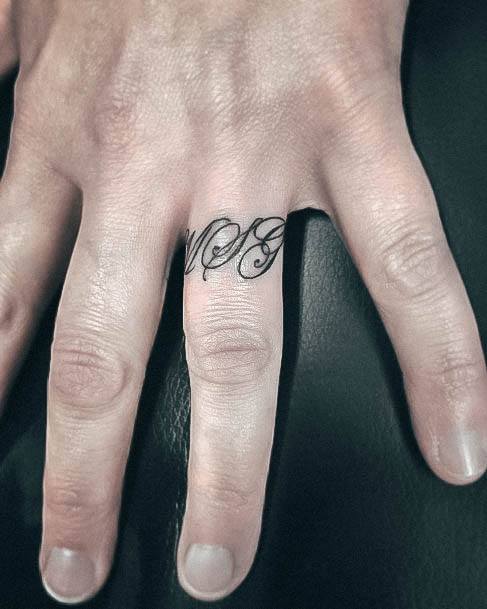 Girly Wedding Ring Tattoo Ideas