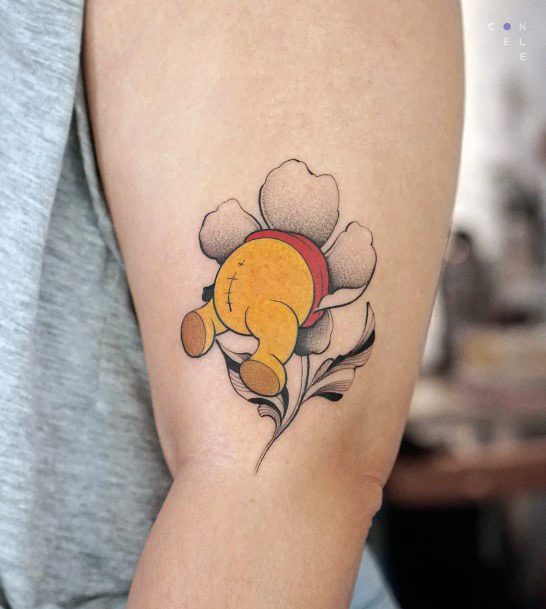 Girly Winnie The Pooh Designs For Tattoos