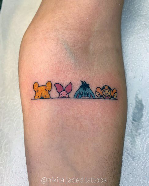 Girly Winnie The Pooh Tattoo Ideas