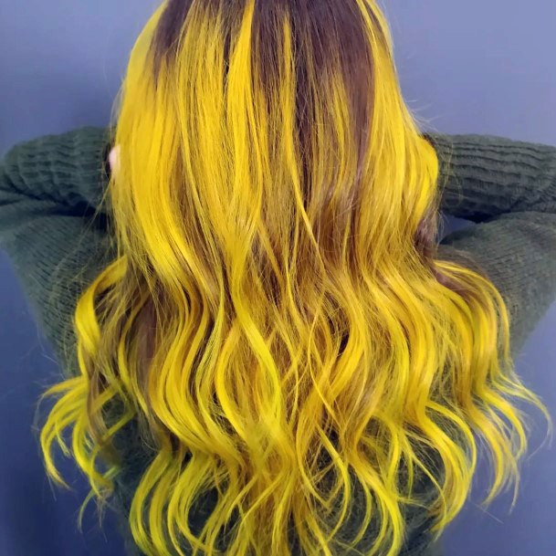 Girly Yellow Hairstyle Ideas