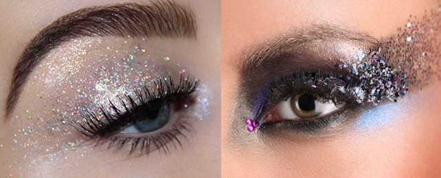 Top 50 Best Glitter Eyeshadow Ideas For Women – Sparkly Makeup Designs