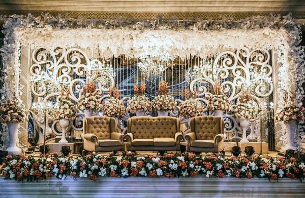 Top 80 Best Wedding Stage Decorations - Newlywed Platform Decor