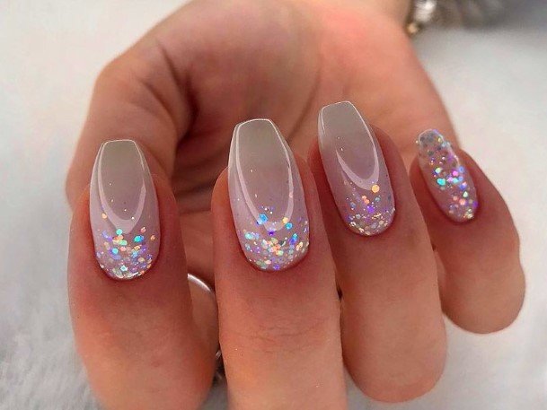 Glitter Ombre Womens Nail Designs