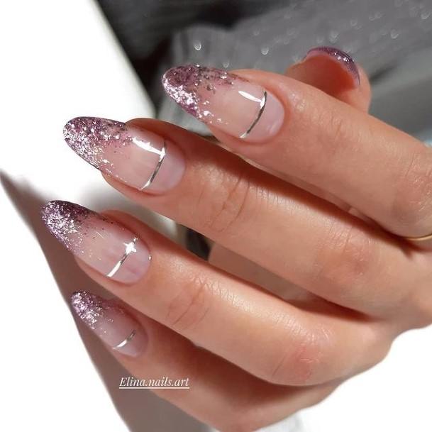 Glitter Ombreic Womens Glitter Ombre Nail Designs