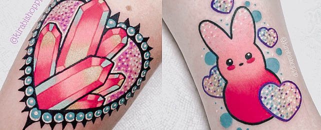 Top 100 Best Glitter Tattoos For Women – Sparkling Design Ideas